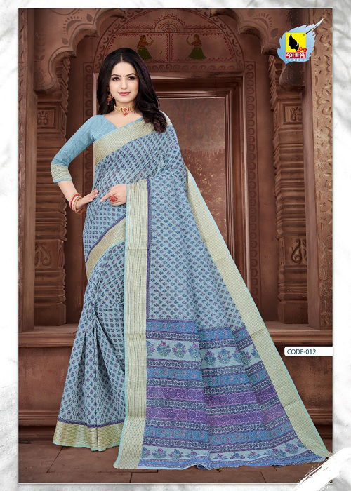 Crystal 8 Fancy Ethnic Wear Cotton Printed Saree Collection